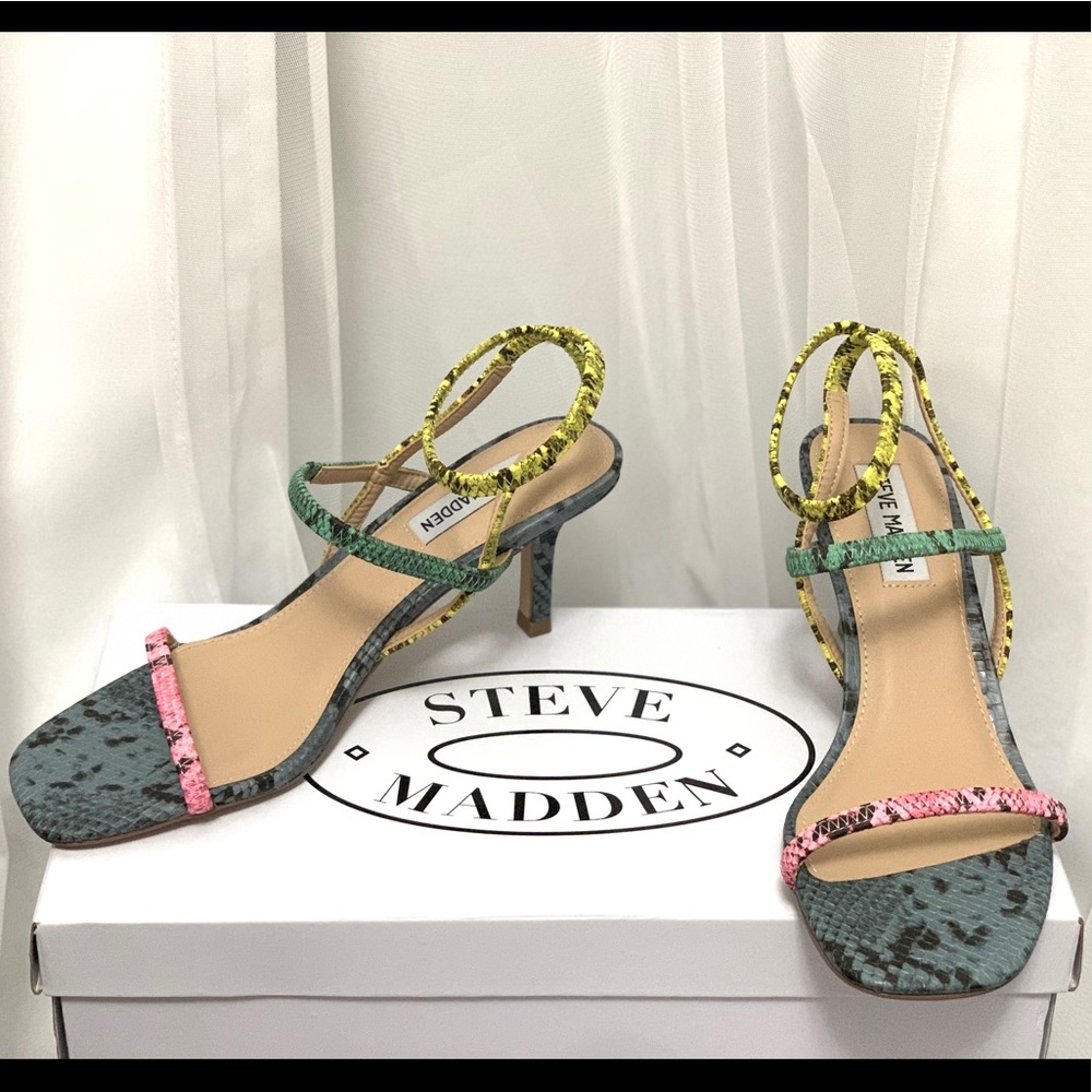 Snake Print Heels